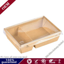 Biodegradable Kraft Food Paper Packaging Lunch Box